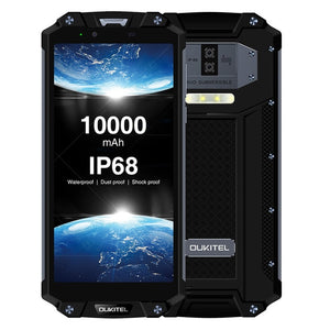 OUKITEL WP2 IP68 NFC Waterproof 6.0" 18:9 Android 8.0 MT6750T Octa Core 4GB RAM 64GB ROM 10000mAh Fingerprint Mobile Phone
