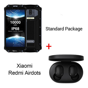 OUKITEL WP2 IP68 NFC Waterproof 6.0" 18:9 Android 8.0 MT6750T Octa Core 4GB RAM 64GB ROM 10000mAh Fingerprint Mobile Phone