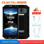 OUKITEL WP2 IP68 NFC Waterproof 6.0" 18:9 Android 8.0 MT6750T Octa Core 4GB RAM 64GB ROM 10000mAh Fingerprint Mobile Phone