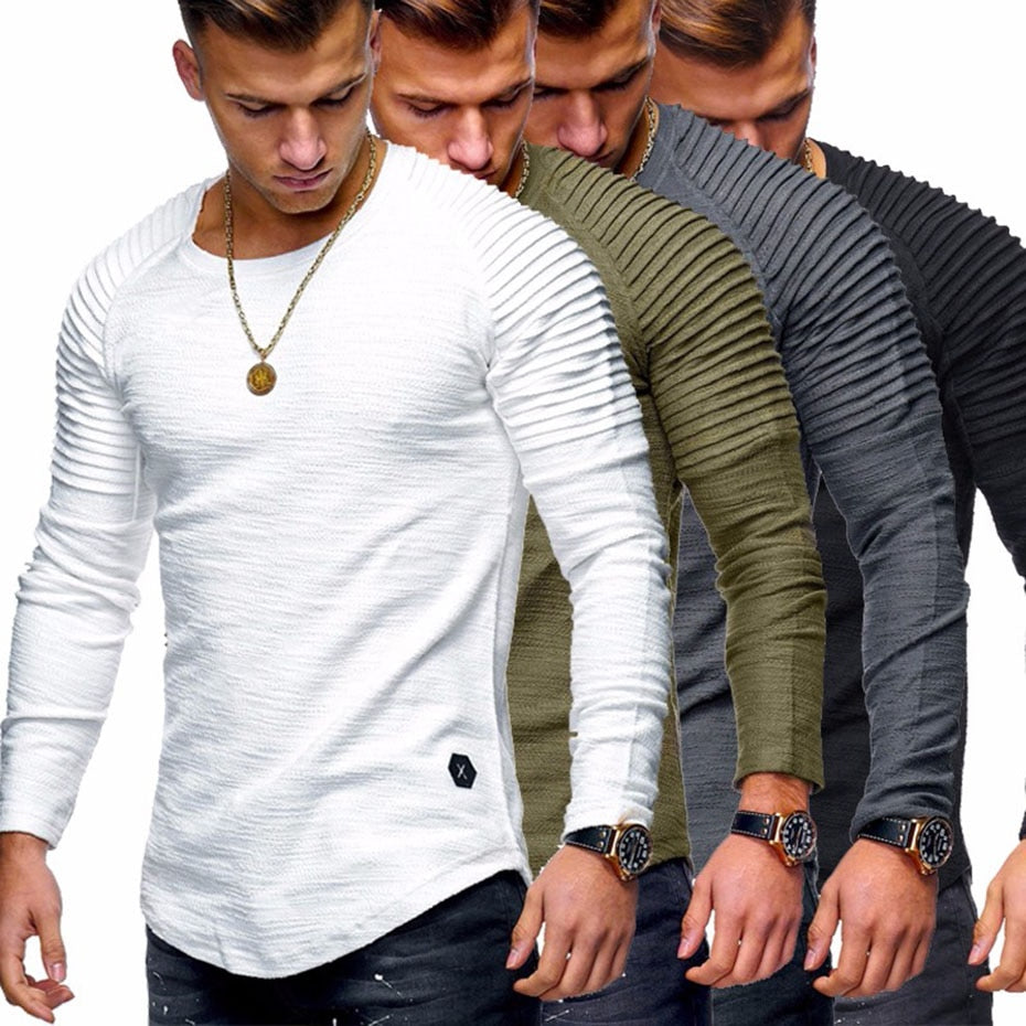 ZOGAA Autumn Winter Sweater Men New Arrival Casual Pullover Men Long Sleeve O-Neck Patchwork Knitted Solid Men Sweaters