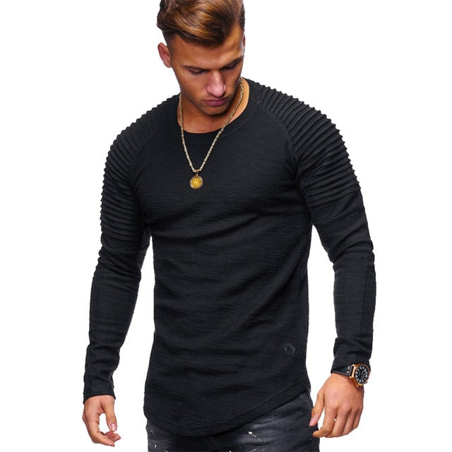 ZOGAA Autumn Winter Sweater Men New Arrival Casual Pullover Men Long Sleeve O-Neck Patchwork Knitted Solid Men Sweaters