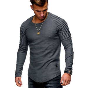 ZOGAA Autumn Winter Sweater Men New Arrival Casual Pullover Men Long Sleeve O-Neck Patchwork Knitted Solid Men Sweaters