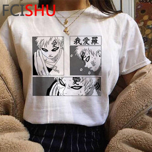 Naruto Aesthetic Hip Hop Tshirt Men/women Sasuke Funny Cartoon T-shirt Fashion Streetwear T Shirt Japanese Anime Top Tees Male