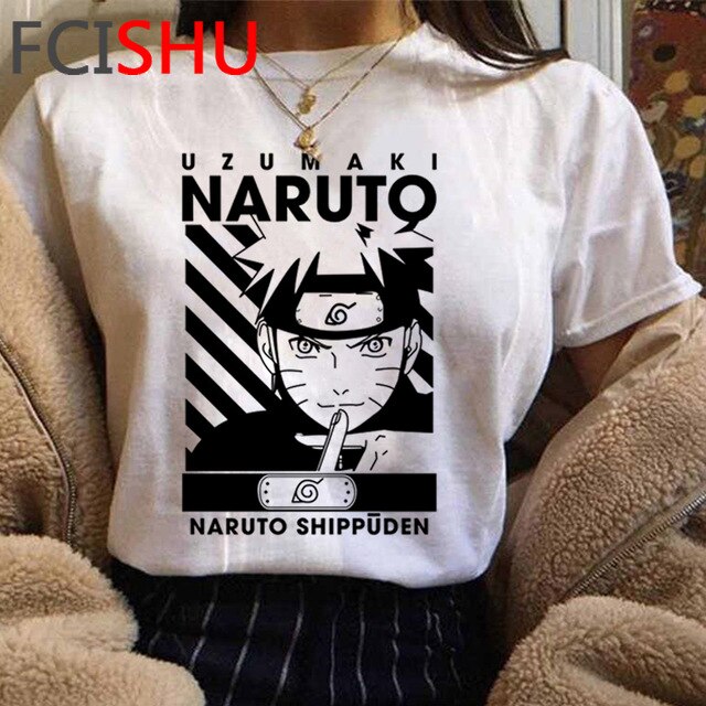 Naruto Aesthetic Hip Hop Tshirt Men/women Sasuke Funny Cartoon T-shirt Fashion Streetwear T Shirt Japanese Anime Top Tees Male