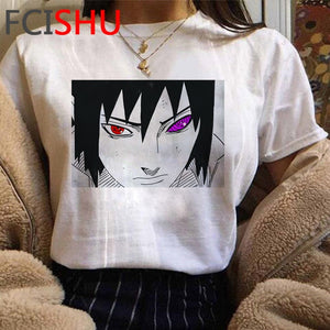 Naruto Aesthetic Hip Hop Tshirt Men/women Sasuke Funny Cartoon T-shirt Fashion Streetwear T Shirt Japanese Anime Top Tees Male