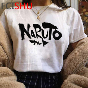 Naruto Aesthetic Hip Hop Tshirt Men/women Sasuke Funny Cartoon T-shirt Fashion Streetwear T Shirt Japanese Anime Top Tees Male