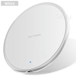 10W Fast Wireless Charger For iphone 11 8 Plus Qi Wireless Charging Pad For Samsung S10 Huawei P30 Pro Phone Charger Adapter