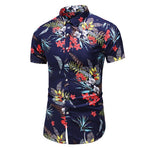 2020 Summer Short Sleeve shirt Mens Casual Flower Beach Hawaiian Shirts slim fit Floral Shirts Men Plus Size 5XL 6XL 7XL