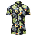 2020 Summer Short Sleeve shirt Mens Casual Flower Beach Hawaiian Shirts slim fit Floral Shirts Men Plus Size 5XL 6XL 7XL