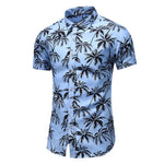 2020 Summer Short Sleeve shirt Mens Casual Flower Beach Hawaiian Shirts slim fit Floral Shirts Men Plus Size 5XL 6XL 7XL
