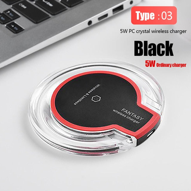 10W Qi Wireless Charger Slim Metal Pad for iPhone 11 Samsung S20 S10 S9 Note 8 9 10 Fast Wireless Charging Quick Charge Adapter