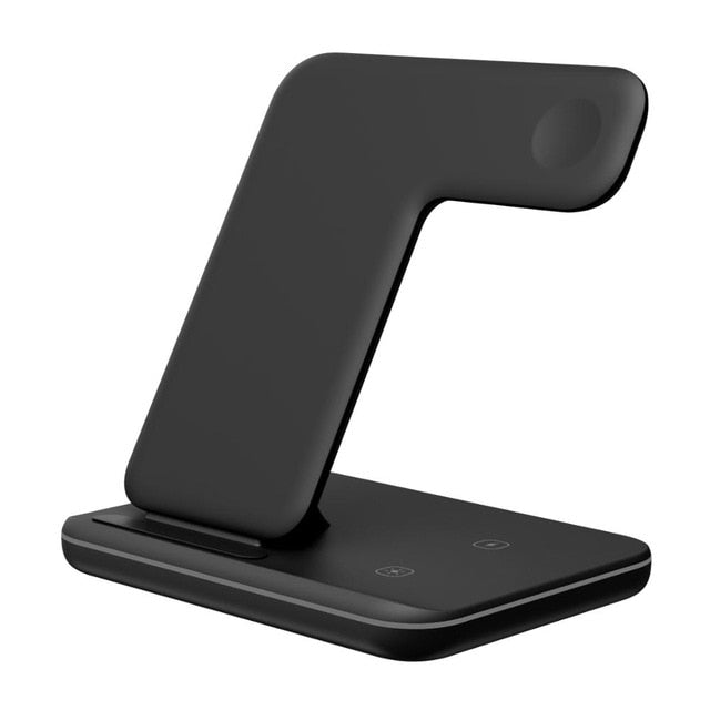 DataRoad 2020 New Mobile Wireless Phone Charger 3 in 1 Wireless Desktop Charger Station For Earphones and Smartwatch