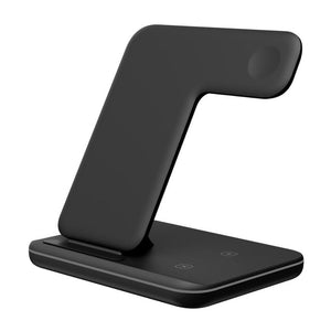 DataRoad 2020 New Mobile Wireless Phone Charger 3 in 1 Wireless Desktop Charger Station For Earphones and Smartwatch