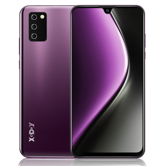 XGODY 7.2" 4G Smartphone Android 9.0 Waterdrop Dual SIM Mobile Phone 2GB 16GB Quad Core 3600mAh 5MP Camera Cell Phone Note 10