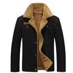 DARPHINKASA 2020 Winter Bomber Jacket Men Air Force Pilot Jacket Warm Men Fur Collar Men Army Tactical Fleece Jacket