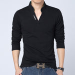 2020 New fashion casual floral Male cotton t-shirt striped long sleeved t shirt o neck Tee shirt print t shirt men 4XL 5XL