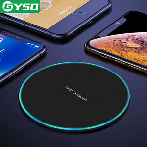 GYSO 20W Fast Wireless Charger For Samsung Galaxy S10 S9/S9+ S8 Note 9 USB Qi Charging Pad for iPhone 11 Pro XS Max XR X 8 Plus