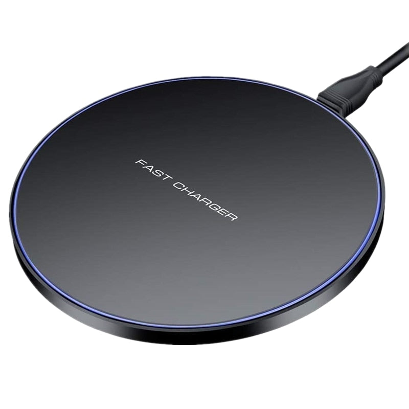 10W Qi Wireless Charger For iPhone 11 Pro Xs Max Xr AirPods Induction Fast Wireless Charging Pad For Samsung Galaxy Note Xiaomi