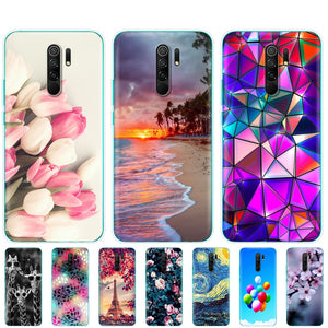 For xiaomi redmi 9 Case Silicon Back Cover Phone Case For redmi 9 Soft Case 6.53 inch etui coque bumper shockproof protective