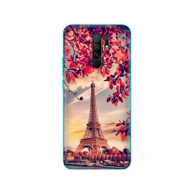 For xiaomi redmi 9 Case Silicon Back Cover Phone Case For redmi 9 Soft Case 6.53 inch etui coque bumper shockproof protective