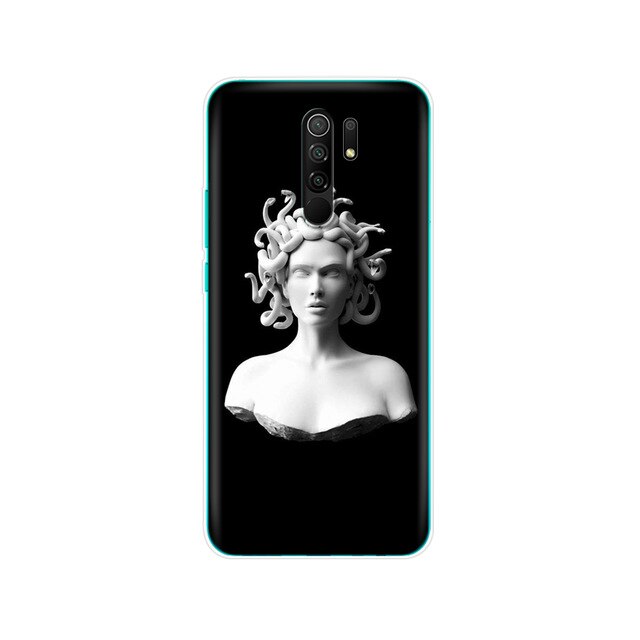 For xiaomi redmi 9 Case Silicon Back Cover Phone Case For redmi 9 Soft Case 6.53 inch etui coque bumper shockproof protective