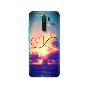 For xiaomi redmi 9 Case Silicon Back Cover Phone Case For redmi 9 Soft Case 6.53 inch etui coque bumper shockproof protective