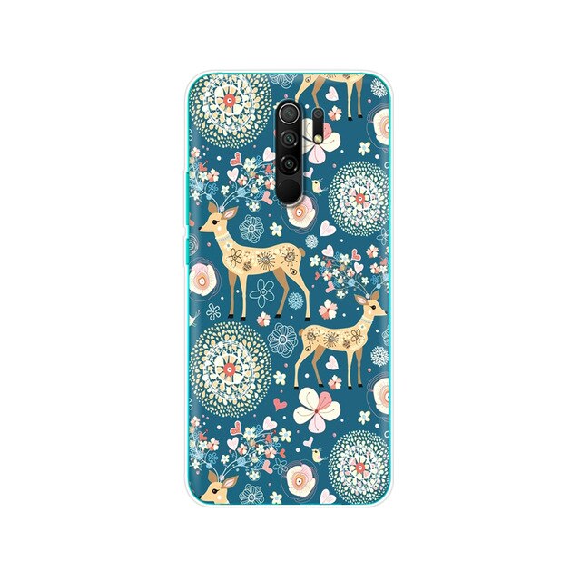 For xiaomi redmi 9 Case Silicon Back Cover Phone Case For redmi 9 Soft Case 6.53 inch etui coque bumper shockproof protective