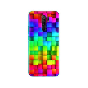 For xiaomi redmi 9 Case Silicon Back Cover Phone Case For redmi 9 Soft Case 6.53 inch etui coque bumper shockproof protective