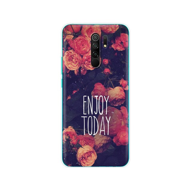 For xiaomi redmi 9 Case Silicon Back Cover Phone Case For redmi 9 Soft Case 6.53 inch etui coque bumper shockproof protective