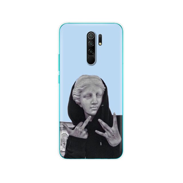 For xiaomi redmi 9 Case Silicon Back Cover Phone Case For redmi 9 Soft Case 6.53 inch etui coque bumper shockproof protective