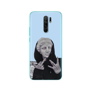 For xiaomi redmi 9 Case Silicon Back Cover Phone Case For redmi 9 Soft Case 6.53 inch etui coque bumper shockproof protective