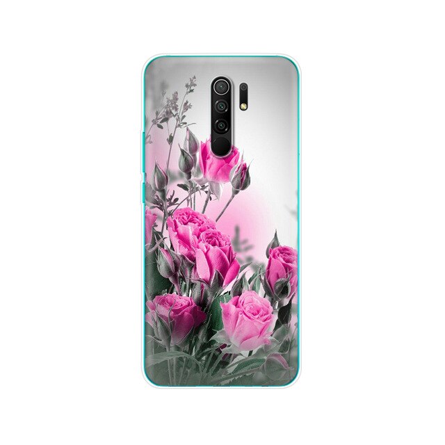 For xiaomi redmi 9 Case Silicon Back Cover Phone Case For redmi 9 Soft Case 6.53 inch etui coque bumper shockproof protective