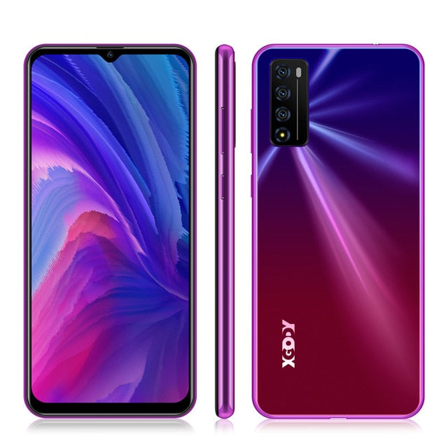 XGODY 4G Mobile Phones Android 10 Celular 6.6" 19:9 Waterdrop Screen 2GB 16GB MTK6737 Quad Core 3000mAh WiFi Dual SIM Smartphone
