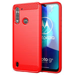2020 News Case for Moto G8 Power Lite Fitted Cover Carbon Fiber Soft Silicone Shockproof Case for Moto G8 play Moto G8 PLUS