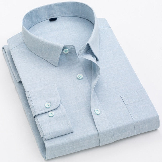 Light color printing fashion casual long sleeve shirt slim Men's shirt New store opening special men's long-sleeved shirt